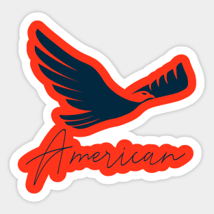 American Eagle Sticker